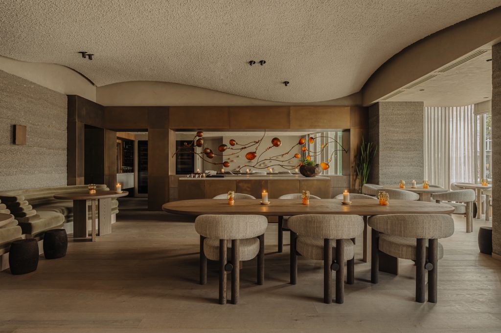 Interieur van Restaurant Flore in Amsterdam