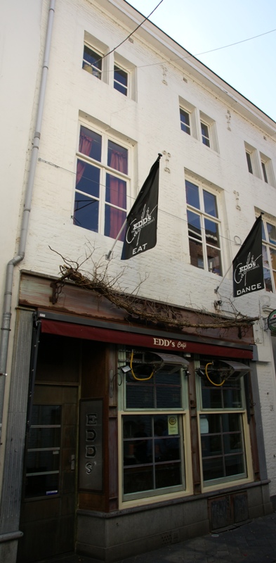 Monumentale gevel van Heggenstraat 3 in Maastricht, de locatie van Restaurant 55